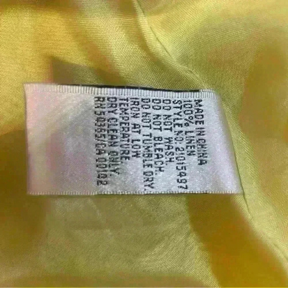 Bianca Nygard 100% linen Blazer. Size 10P. - Picture 4 of 7